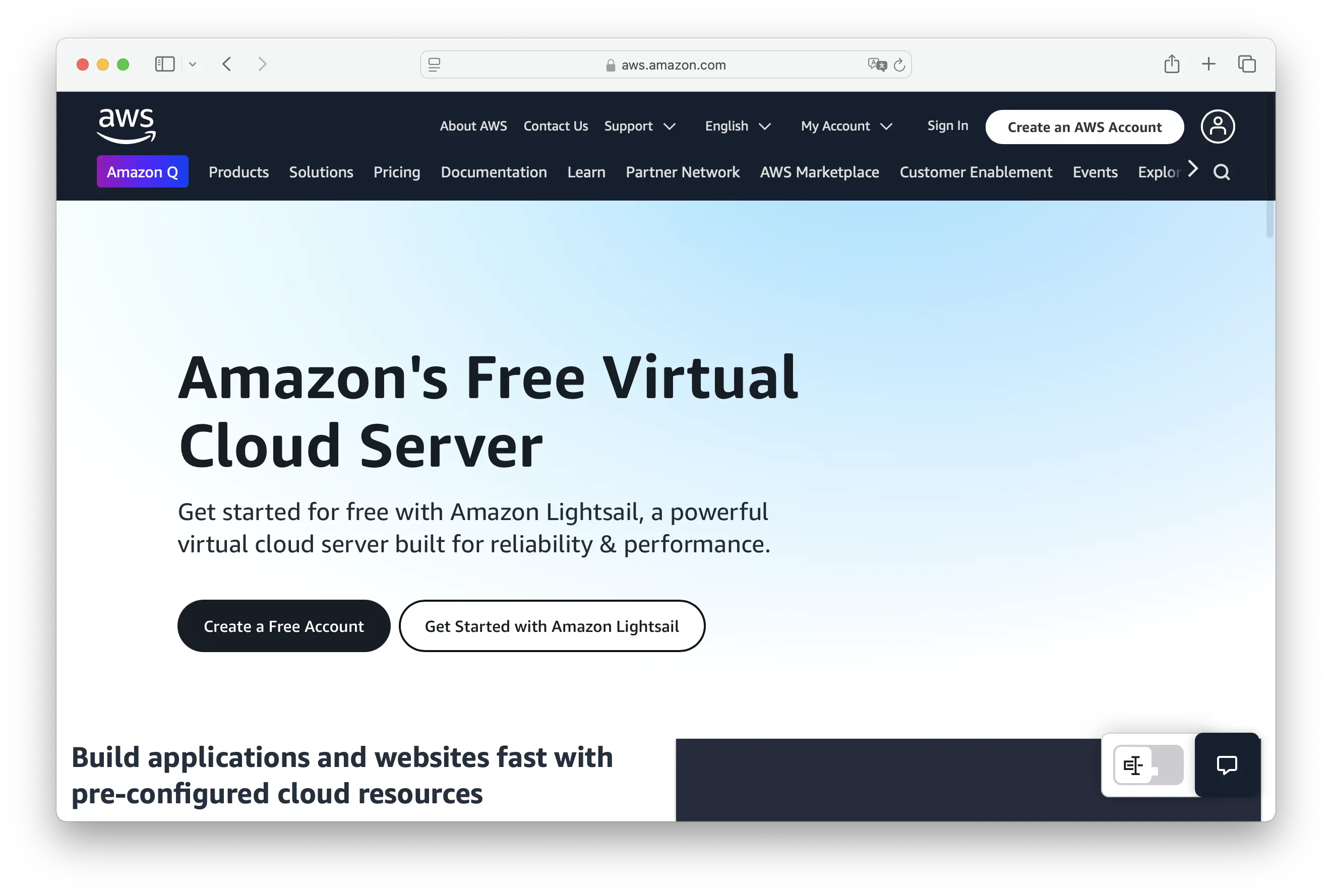 aws lightsail